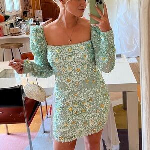 ASOS Luxe embellished dress - size 6